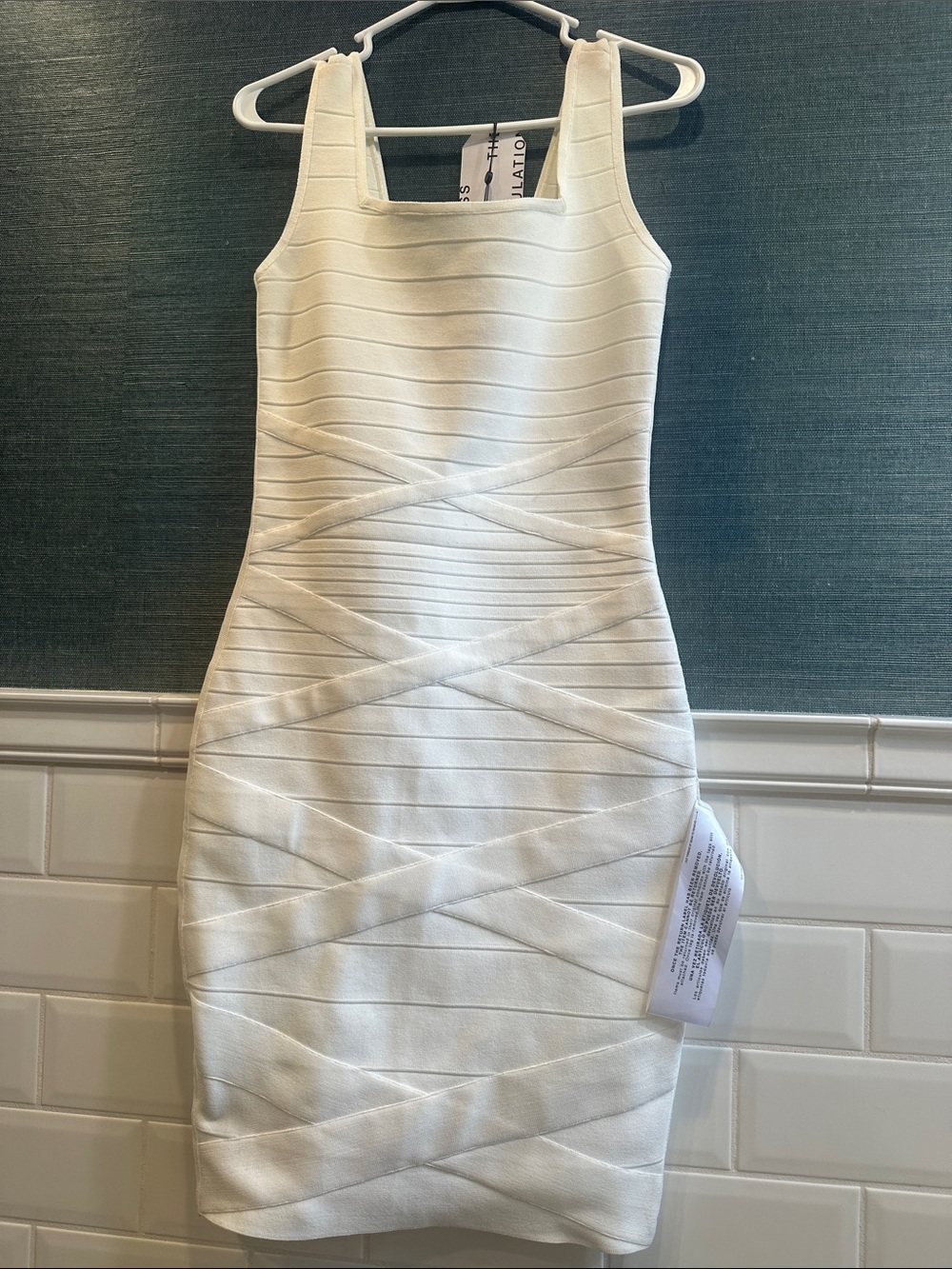 Dress the Population Beatrice Bandage Bodycon Mini Dress NWT Medium